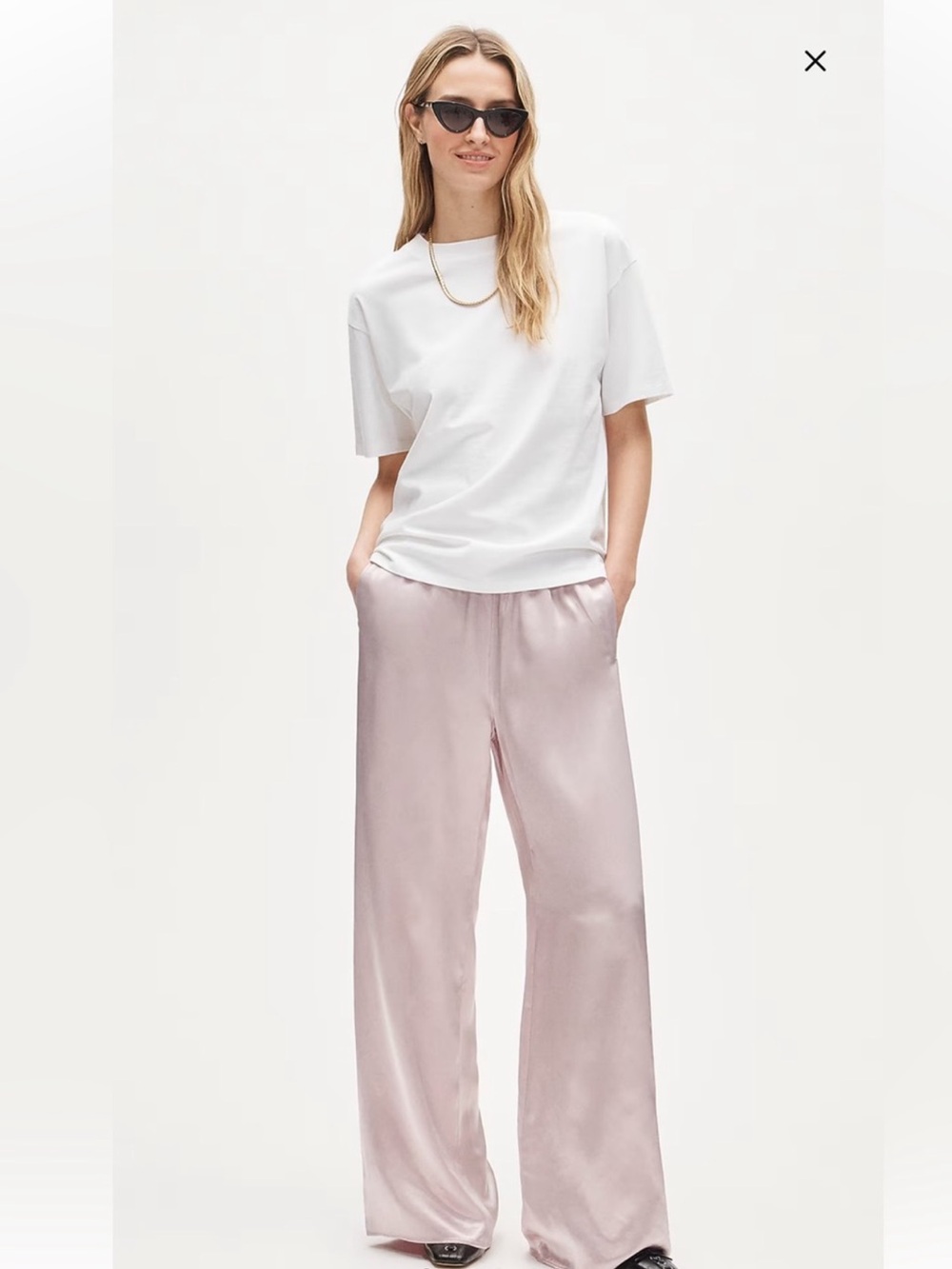 NWT J. Crew Cosmo pant in luster charmeuse pink Size Large